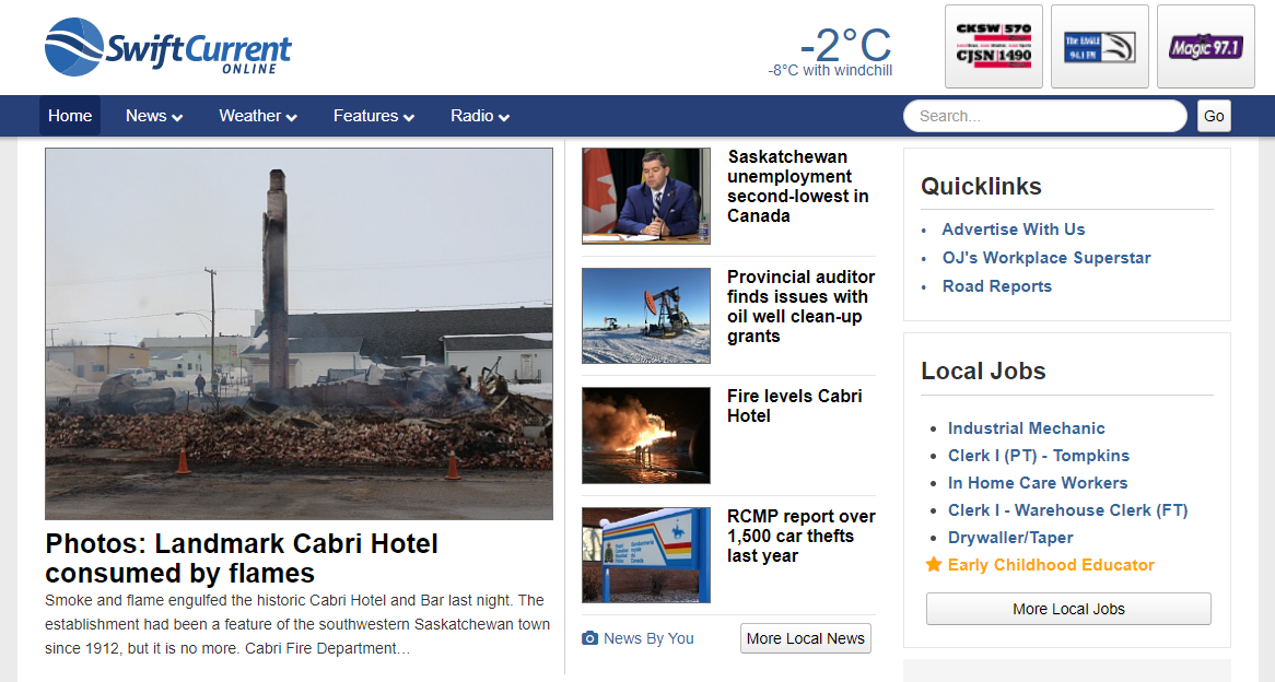 to the newlook Swift Current Online